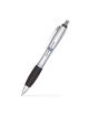 ACES- Retractable Pen Silver with Navy Imprint 