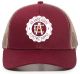 ACES-Twill Snap Back Hat - Maroon/Khaki 