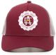 ACES-Twill Snap Back Hat- Maroon/White