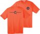 ACES - 100% Polyester Moisture Wicking Tee Neon Orange 