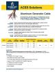 ACES Solutions Aluminum Generator Cable
